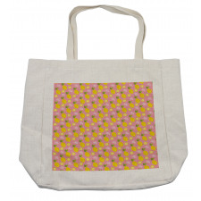 Citrus Leaves Cartoon Art Shopping Bag