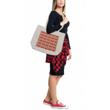 Passion Hearts Shopping Bag