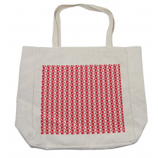 Monochrome Heart Shopping Bag