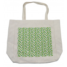 Floral Cacti and Circles Shopping Bag