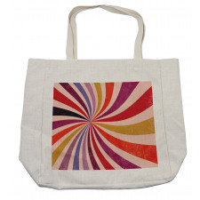 Grunge Sunburst or Swirls Shopping Bag