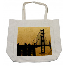 Golden Gate Bridge Art Shopping Bag