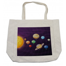 Planets Planetary Orbits Shopping Bag