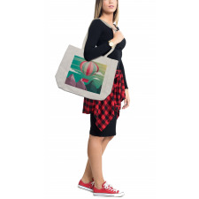 Polygonal Lines Shopping Bag