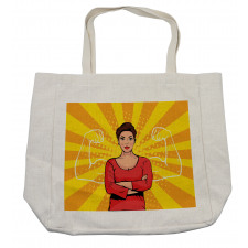 Strong Woman and Arms Shopping Bag