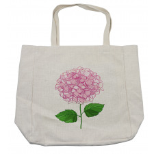 Hand Drawn Pink Petals Shopping Bag