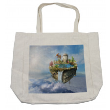 Dragon Castle Tower Shopping Bag