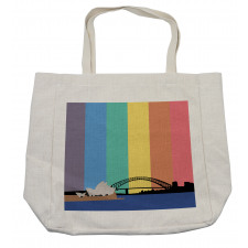 Sydney Building on Rainbow Shopping Bag