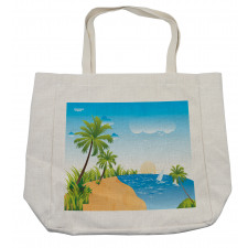 Summer Vibe Landscape Shopping Bag