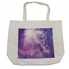 Heavy Clouds Sunlights Shopping Bag