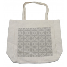 Hazy Concentric Triangles Shopping Bag