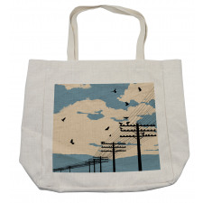 Modern Scene Shopping Bag