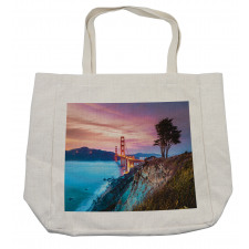 Golden Gate Bridge Tree Shopping Bag