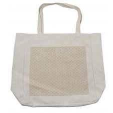 Soft Zigzag Squares Shopping Bag