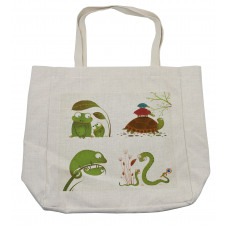 Snake Frog Ninja Reptile Shopping Bag