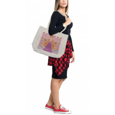 Palace Cartoon Interior Art Shopping Bag