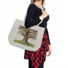 Sketch Nature Shopping Bag