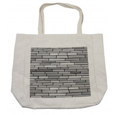 Brick Wall English Style Shopping Bag