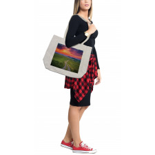 Tuscany Tangerine Sky Shopping Bag