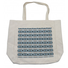 Pattern of Geometric Motifs Shopping Bag