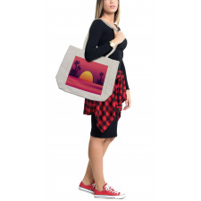 Dramatic and Exotic Scene Shopping Bag