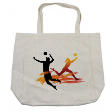 Male and Female Striking Shopping Bag