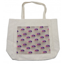 Geometric Mosaic Dots Shopping Bag