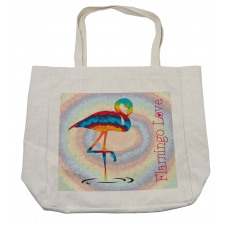 Rainbow Colored Birds Shopping Bag