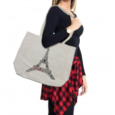 Paris France Tour Shopping Bag