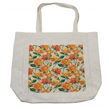 Old Bridal Vivid Bouquet Shopping Bag