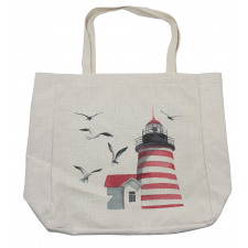 Seagulls Beach Sea Shopping Bag