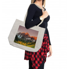 America Mountain Peaks Shopping Bag