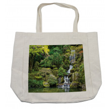 Trees Foliage Rock Garden Shopping Bag