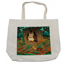 Nanny Grandma Sage Owl Shopping Bag