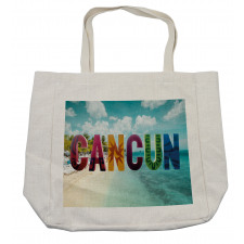 Colorful Big Lettering Summer Shopping Bag