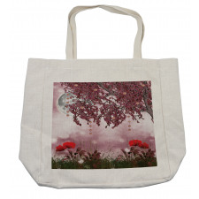 Dream Garden with Poppies Shopping Bag