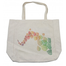 Flying Leaves Art Shopping Bag