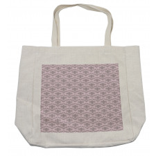 Nostalgic Leafy Motif Art Shopping Bag