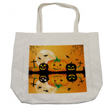 Scary Pumpkin Shopping Bag