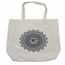 Vintage Tribal Mandala Shopping Bag