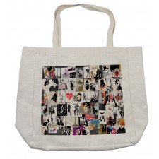 Collage Fashion Modern Shopping Bag