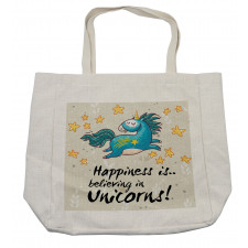 Words Happiness Kids Shopping Bag