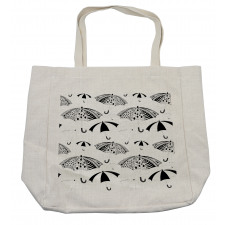 Ornate Umbrellas Shopping Bag