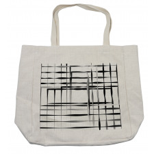 Abstract Art Geometric Shopping Bag