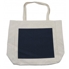Blue Dots Retro Style Shopping Bag