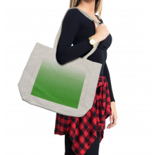 Vivid Grass Shopping Bag