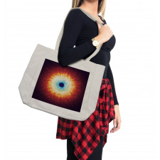 Galaxy with Stars Shopping Bag