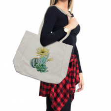 Plant Spikes Cactus Shopping Bag