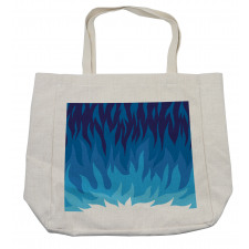 Abstract Gas Flame Fire Shopping Bag