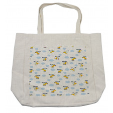 Aircraft in Clouds Shopping Bag